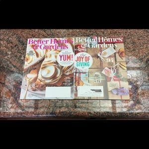Bundle of 2 Better Homes & Gardens Magazines. November/December2020. New